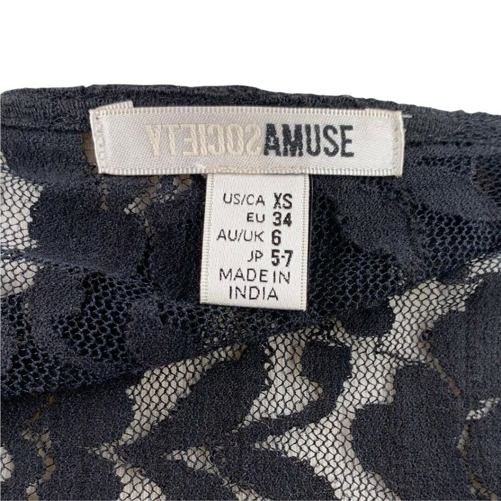 Amuse Society Great Lengths Black Lace Maxi Dress - Picture 8 of 8